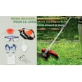 thumbnail image 6 of Floseru Gas Weed Wacker 52cc 2 Stroke Oil 2 in 1 Multifunctional Weed Eater, Gas Powe Cordless Trimmer Hedge Pruner Brush Cutter 10 Inch 8500Rpm for Shrubs and Weeds, 6 of 9