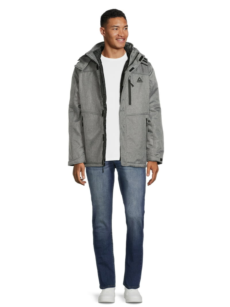 Reebok Men's 2-in-1 Systems Jacket with Hood, Sizes M-2X