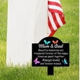 thumbnail image 6 of SLYNSHome Memorial Stakes Grave Decorations for Cemetery,Mom and Dad Memorial Plaques Markers for Cemetery Humans Outdoor Yard Garden, 6 of 6