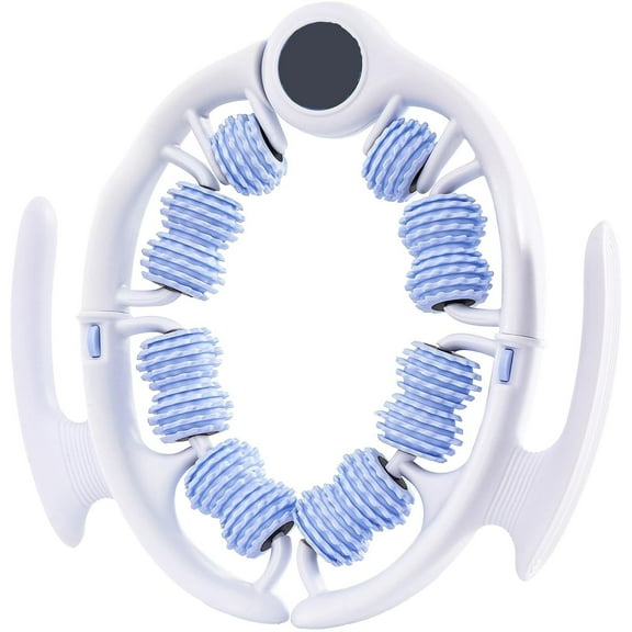 ZEYA Cellulite Massage Tool Muscle Roller - Deep Fascia Massager & Dimpled Skin Remover for Legs, Thighs & Buttocks - Anti-Cellulite Roller, Smooth Skin, Pain Reliefs (Blue)