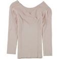 thumbnail image 2 of Tommy Hilfiger Womens Reverse Shawl Pullover Sweater, Pink, XX-Large, 2 of 2