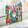 thumbnail image 5 of 89Bloom Gnome Stained Glass Hologram Ornament, Stained Glass Suncatcher Ornaments Home Decor, Holographic Ornaments, 5 of 7