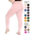 thumbnail image 3 of Women's and Plus Size Ankle Length Cotton Leggings, 3 of 5