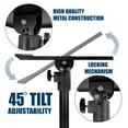 thumbnail image 3 of Mount-It! Projector Stand | Adjustable DJ Laptop Stand with Height and Tilt Adjustment | Black, 3 of 9