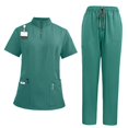 thumbnail image 1 of Conjunto de exfoliación, ropa de trabajo de enfermera suave para SPA, cosmetología, peluquero de mascotas, centro de, 1 of 8