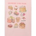 thumbnail image 2 of Wonder Nation Girls Dessert for Days Graphic Tee with Short Sleeves, Sizes 4-18, 2 of 3