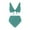 Green, variant on Maternity Swimsuit Two Piece V Neck High Waisted Ruched Pregnancy Bikini Bathing Suit Bump-Friendly Swimwear