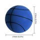 thumbnail image 3 of Balón de baloncesto Air Bounce de alta resistencia, silencioso, para entrenamiento, juguete deportivo de interior para niños, azul oscuro, 21 cm, 3 of 8