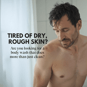 Just Nutritive Men's Body Wash, Cleanse, Nourish & Soften Skin, Paraben, Sulfates, Dyes Free, 16oz