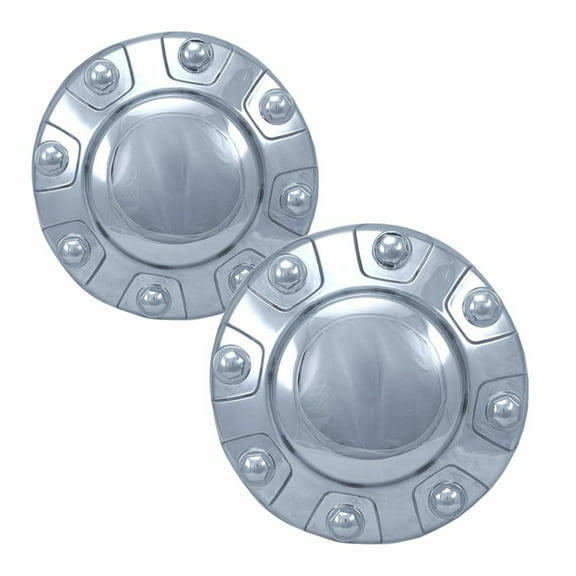 Fuel Rider Set of 2 Chrome ABS Center Caps Compatible with 2019-2024 Ram 3500 Rear Pair Only
