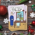 thumbnail image 6 of 12 Funny Merry Christmas Cards Pack (1 Design, 12 Cards) - Not Your Real Father B1183, 6 of 7