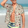 thumbnail image 5 of Lsque Squirrel In The Forest pattern Hawaiian Shirt for Men, Unisex Summer Beach Casual Short Sleeve Button Down Shirts-3X-Large, 5 of 9