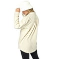 thumbnail image 3 of O'Neill Womens Collins Superfleece Overshirt Stone solid L, 3 of 4
