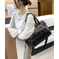 thumbnail image 3 of Kukuzhu Quilted Shoulder Crossbody Bag Padding Down Cotton Hobo Bag Soft Fluffy Handbag Purse Large Totes Top Handle Bag, 3 of 8