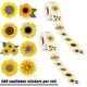 thumbnail image 2 of New 1000pcs 1 Sunflower Stickers, Summer Sunflower Labels with 8 Sunflower Designs Adhesive Sunflower Stickers for Holiday Thank You Gi, 2 of 5