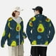 thumbnail image 4 of Balery Avocado in Space Sudadera ligera de manga larga con capucha y protección solar UPF 50+ para hombre y mujer, ideal para pesca y running-3X-Large, 4 of 7