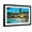 Black Frame, variant on Art.com Motel Swimming Pool Stretched Canvas Print Wall Art, 36" x 24"