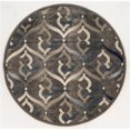 thumbnail image 1 of Radici 3796-1014-BROWN 5 ft.3 in. Round Iseo Area Rug - Brown, 1 of 1