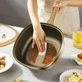 thumbnail image 3 of 12in Titanium Alloy Non-stick Pot with Lid, Non Stick Frying Pan, Cooking Skillet, Kitchen Large Deep Wok, Cooking Pots and Pans Cookware Set, For Home Dishwasher Oven, Helper Handle(Pot+Lid), 3 of 10