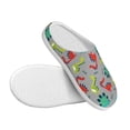 thumbnail image 3 of Lsque Cute Dinosaur Pattern Womens Comfort Cotton on Scuff With Memory Foam and Anti-skid Sole Slipper-46/47, 3 of 7