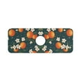 thumbnail image 7 of Yayeee Faucet Mat for Kitchen Sink 14.7" Diatomite Long Splash Guard Pad, Blue Floral Oranges, 7 of 7
