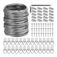 thumbnail image 1 of Kit de 100 Fils pour Accrocher des Photos, Fil Robuste de 100 Pieds pour Accrocher des Photos, des Miroirs, des Œuvres d'Art, 1 of 7