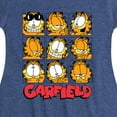 thumbnail image 3 of Garfield - Faces Grid - Toddler And Youth Girls Fit And Flare Dress, 3 of 4