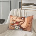 thumbnail image 6 of Fotbe Dinosaur Baking Delight Pillow Cases - Envelope Closure - Luxury, Extra Soft, Cooling Pillow Covers - Wrinkle, Fade, Stain Resistant-20"x30", 6 of 8