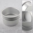 thumbnail image 5 of 4 Inch Small Cake Pan Set of 4, Baking Round Cake Pans Tins Bakeware, 5 of 5