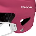 thumbnail image 2 of Casco Deportivo Rawlings COOLFLO HIGHLIGHTER con Protector Facial Mate Rosa, 2 of 2