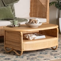bali & pari Dyna Boho Coffee Table, Natural