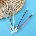 thumbnail image 5 of 5pcs Silicone Nail Art Brushes Gel Carving Pen Pencil Tool Set With Acrylic Rhinestone Handle, 5 of 5
