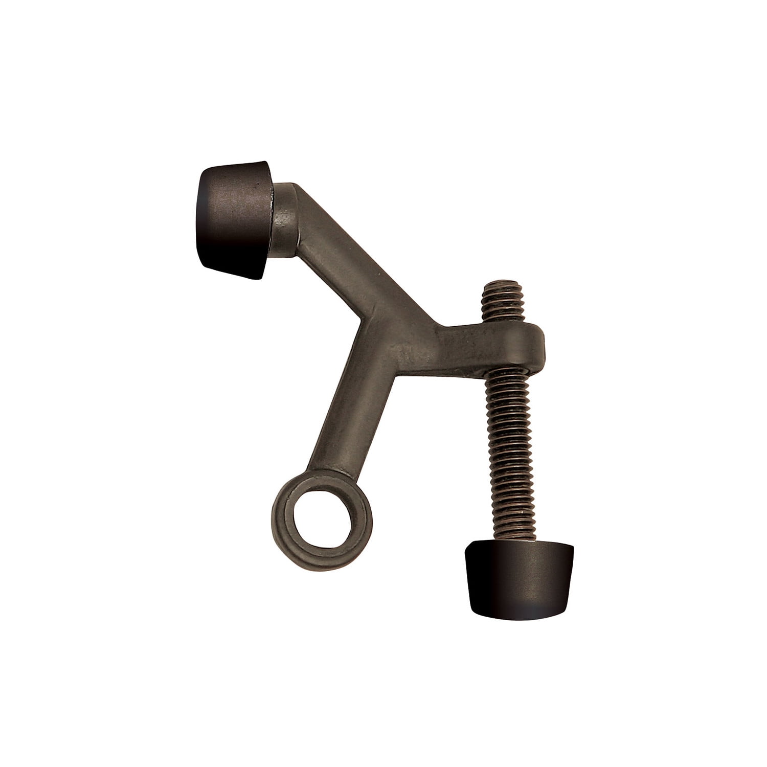 Design House 5-Pack Adjustable Hinge Pin Door Stoppers with Rubber Tips, Oil Rubbed Bronze