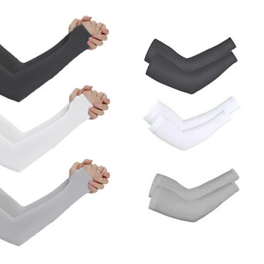 3 Pairs of Cooling Arm Sleeves, EEEkit UV Sun Protection Arm Sleeves ...