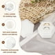 thumbnail image 3 of Caja de anillo de terciopelo Uxcell, caja hexagonal de almacenamiento para anillos con 2 compartimentos, soporte para anillos para propuesta, compromiso, ceremonia de boda (blanco), 3 of 7