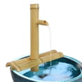 thumbnail image 1 of Fuente de agua de bambú foci cozi para interior/exterior, 1 of 7