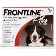 Frontline Plus Flea and Tick Prevention for Extra-Large Dogs, 6 Monthly Treatments