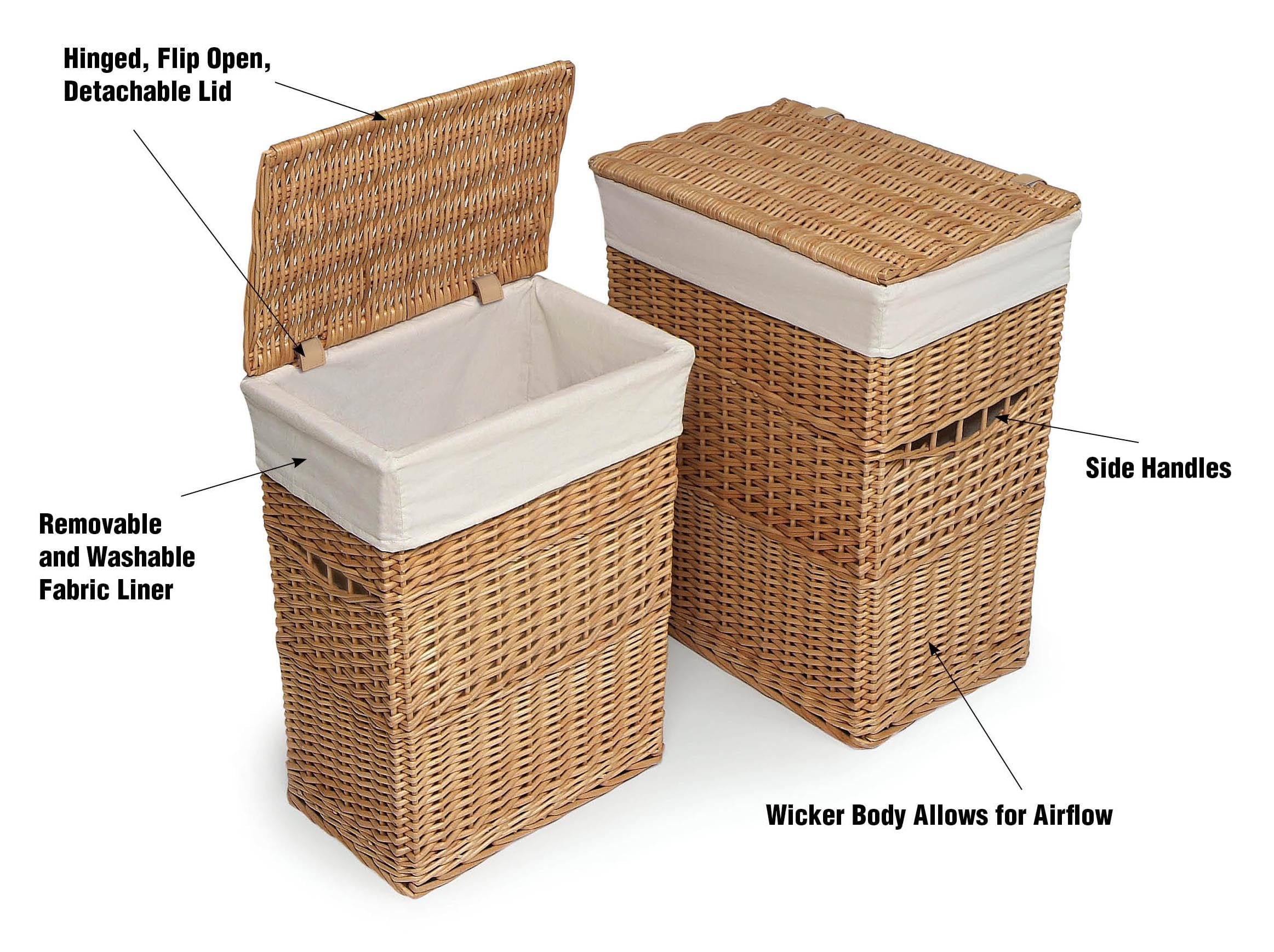 nursery wicker storage baskets