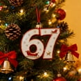 thumbnail image 2 of JLFNYA 67 Ornaments for Christmas Tree, Christmas 67 Acrylic Ornament, Funny Xmas Holiday Ornament, Christmas Tree Decorations, Xmas Holiday Home Decor, Christmas 67 Wrapping Paper Birthday Gifts, 2 of 6