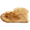 thumbnail image 2 of Neinkie Heart Shaped Soft Faux Sheepskin Fur Area Rugs for Home Sofa Floor Mat Plush Fluffy Faux Sheepskin Area Rug Plush Carpet Fur Room Mat for Home Sofa Floor Decor, 2 of 7