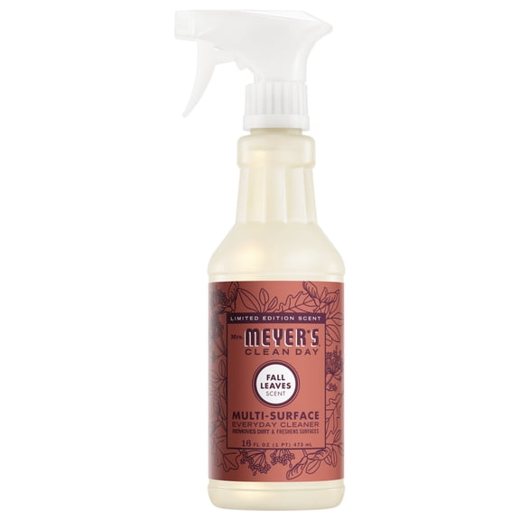 Mrs. Meyer's Clean Day Multi-Surface Everyday Cleaner, Fall Leaves Scent, 16 Fl Oz Bottle