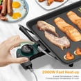 thumbnail image 5 of Costway Electric Teppanyaki Table Top Grill Griddle BBQ Barbecue Nonstick Camping, 5 of 8