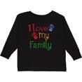 thumbnail image 3 of Inktastic I Love My Family Boys or Girls Long Sleeve Toddler T-Shirt, 3 of 5
