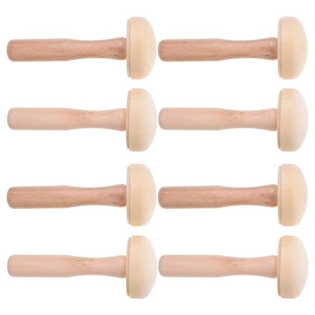 CRILSTYLEO 10Ud Hongos Para Tejido De Madera Natural Accesorio Multifuncional Color
