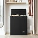 thumbnail image 2 of SOLEDI Double Laundry Hamper with Lid and Removable Laundry Bags - Large Dirty Clothes Hamper 2 Section - Collapsible Laundry Baskets for Bedroom, Bathroom, Laundry room, Apartment, Black, 2 of 5
