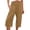 Khaki, variant on TinyBloomm Casual Pants Set for plus Size Women Women's And Solid Color Elastic Waist Casual Pants Sweatpants, Size XXL