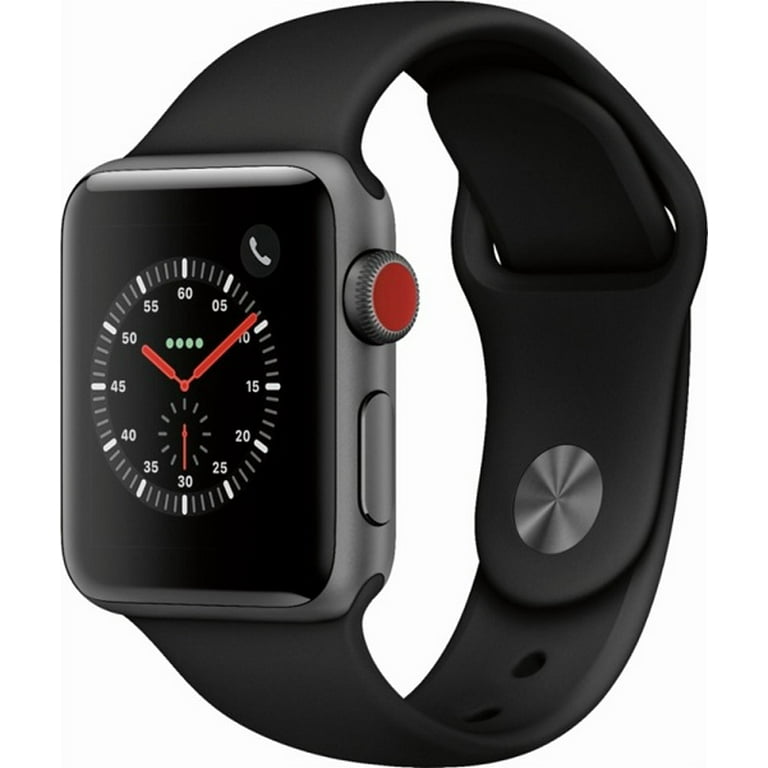 Apple Watch Series 3 GPS + Cellular - 38mm - Sport Band - Aluminum