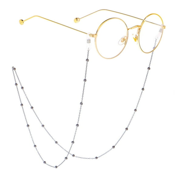 Trayknick Simple Sunglasses Reading Glasses Anti-slip Beaded Chain Eyewear Lanyard Rope
