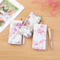 thumbnail image 3 of Cartera larga con diseño floral a la moda para mujer, tarjetero de gran capacidad con cremallera, monedero, organizador de múltiples tarjetas, bolso de mano para teléfono móvil, 3 of 4