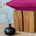 thumbnail image 3 of Hot Pink Fluffy Throw Pillow Cushion Cover, Pop Art Inspired Design Retro Pattern of Black Polka Dots Classical Spotted, Decorative Square Accent Pillow Case, 36" x 36", Hot Pink Black, by Ambesonne, 3 of 5